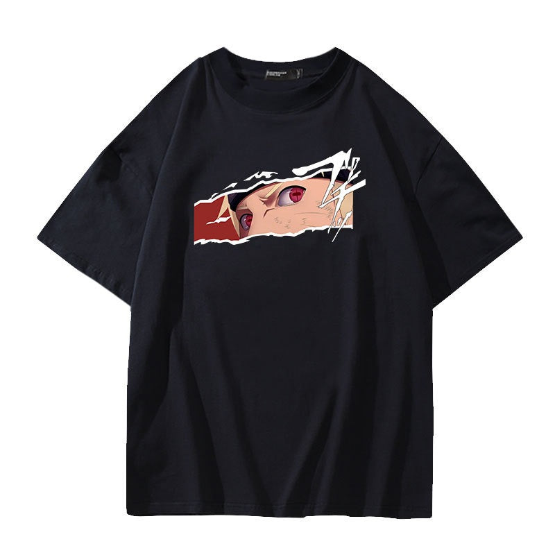Naruto Eyes Cotton Short sleeved