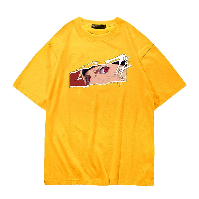 Naruto Eyes Cotton Short sleeved