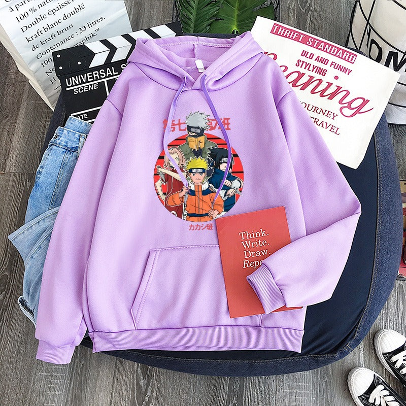 Hoodie Harajuku Anime Naruto