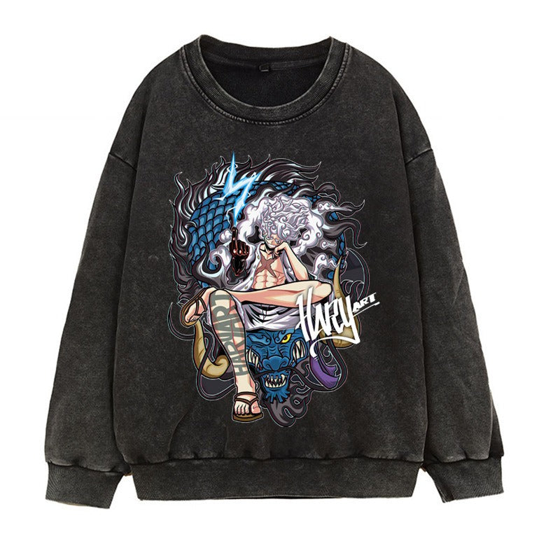 Manica Form Luffy Gear 5 Anime Print