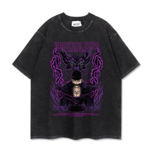 280g heavyweight short sleeved T-shirt washed and distressed vintage One Piece anime trendy brand loose American casual top - SleekyStyleproduct_typeeproloblack15S280g heavyweight short sleeved T-shirt washed and distressed vintage One Piece anime trendy brand loose American casual top - SleekyStyleproduct_typeeproloblack15S280g heavyweight short sleeved T-shirt washed and distressed vintage One Piece anime trendy brand loose American casual top - SleekyStyleproduct_typeeproloblack15S280g heavyw