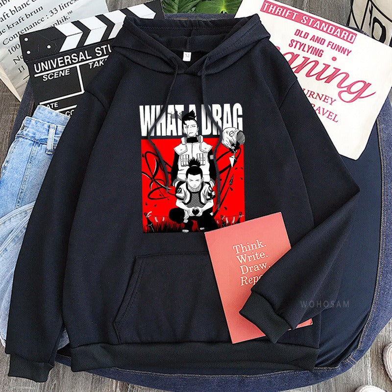 Naruto Deer Maru Loose Fitting Hoodie
