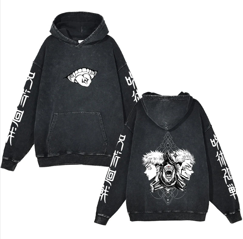 Spell Battle Peripheral Printed Hoodie