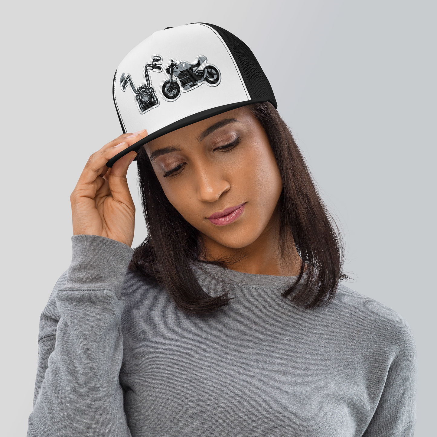 Motorbikes Trucker Cap