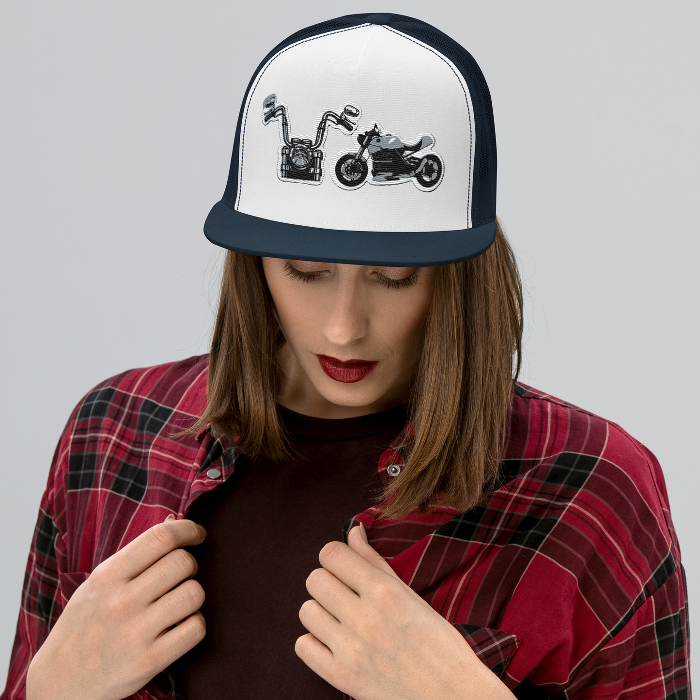 Motorbikes Trucker Cap