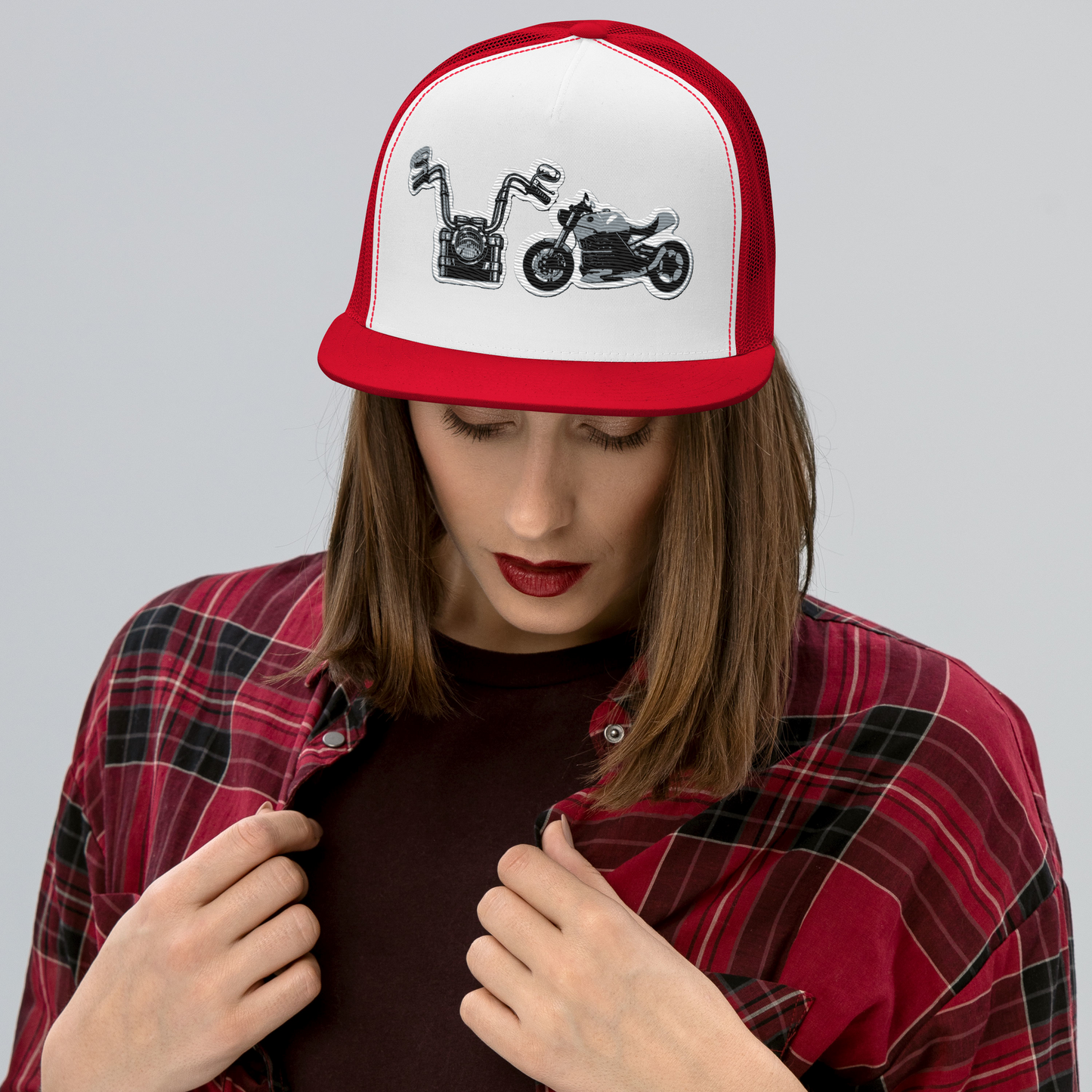 Motorbikes Trucker Cap