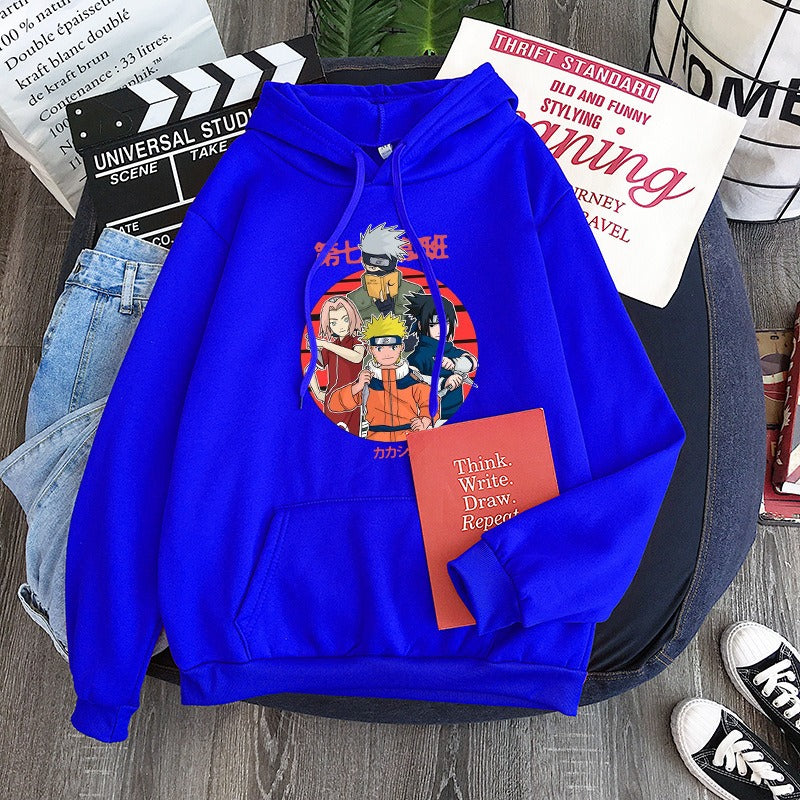 Hoodie Harajuku Anime Naruto