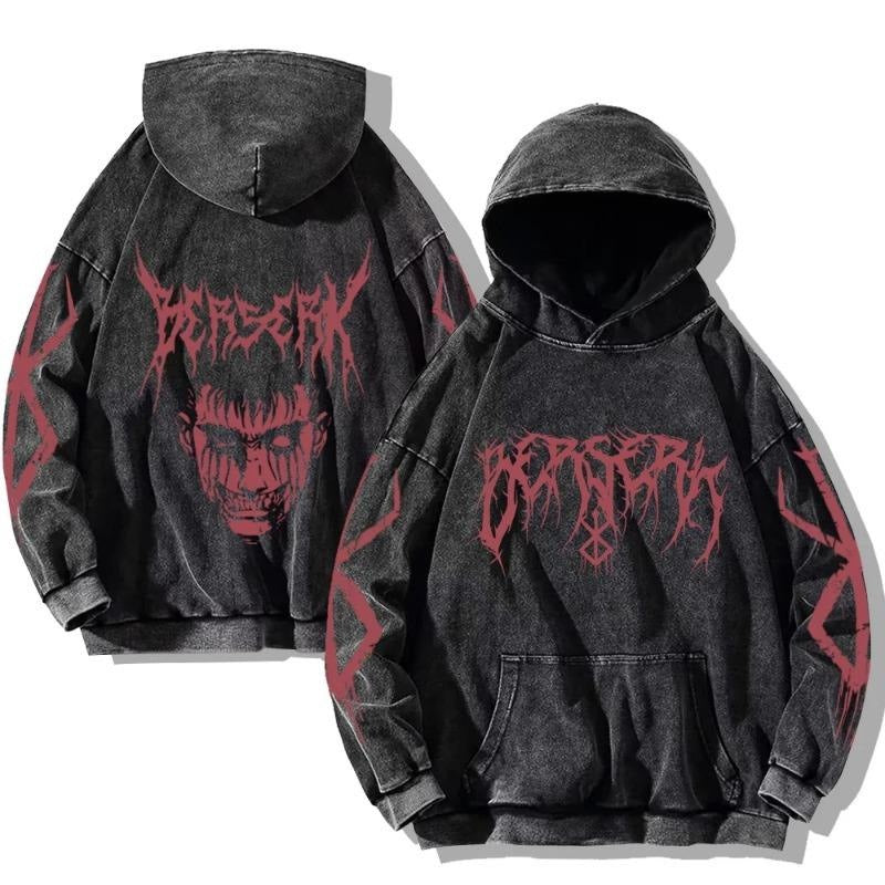 Spell Battle Peripheral Printed Hoodie
