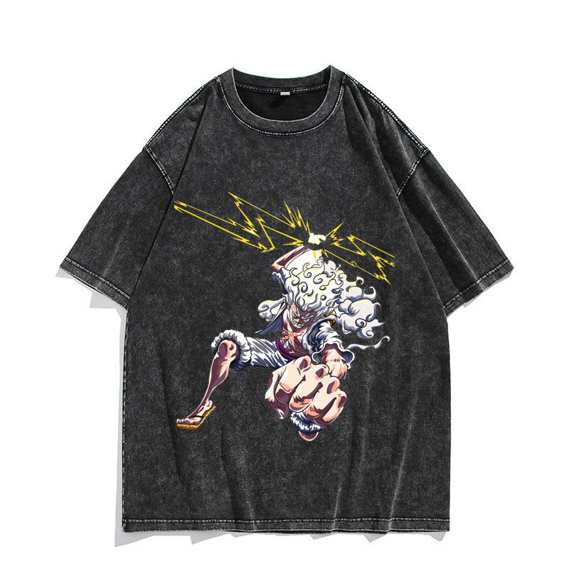 Nika Luffy washed vintage quarter sleeved