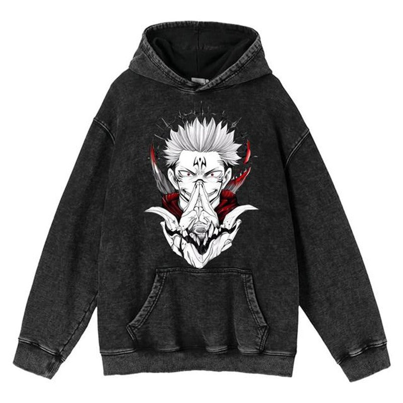 Spell Battle Peripheral Printed Hoodie