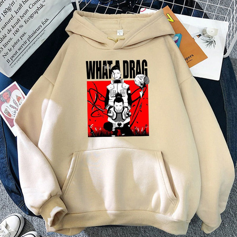 Naruto Deer Maru Loose Fitting Hoodie