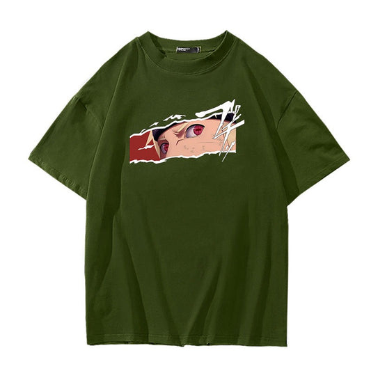 Naruto Eyes Cotton Short sleeved
