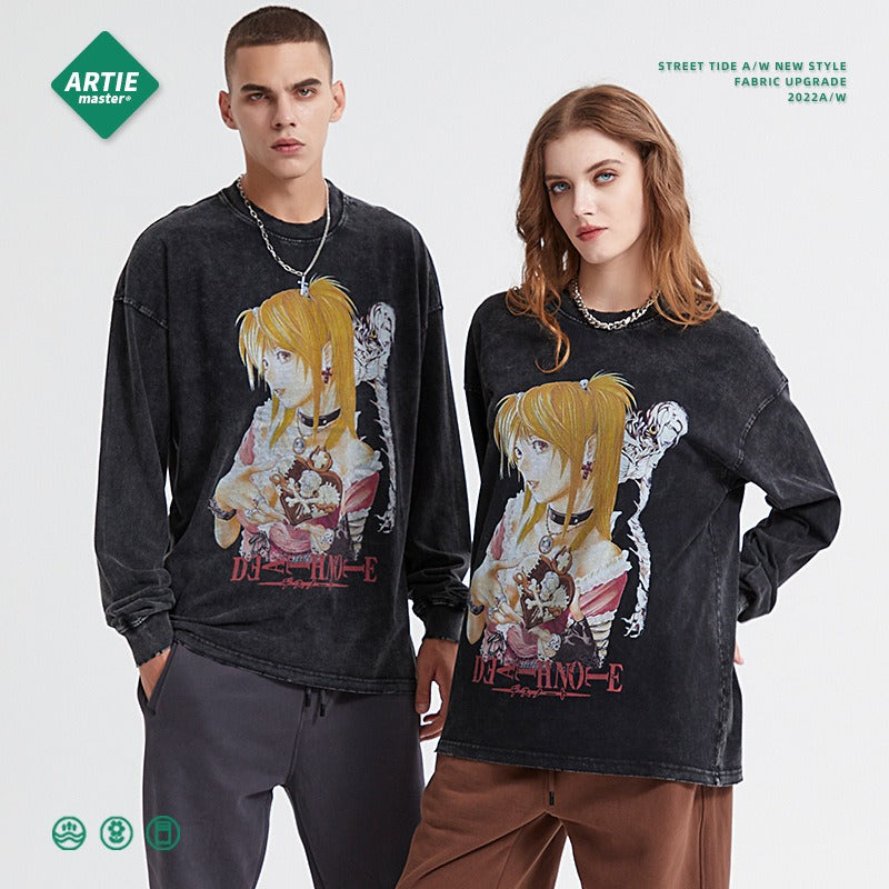 Death Note Digital Printed Long sleeved