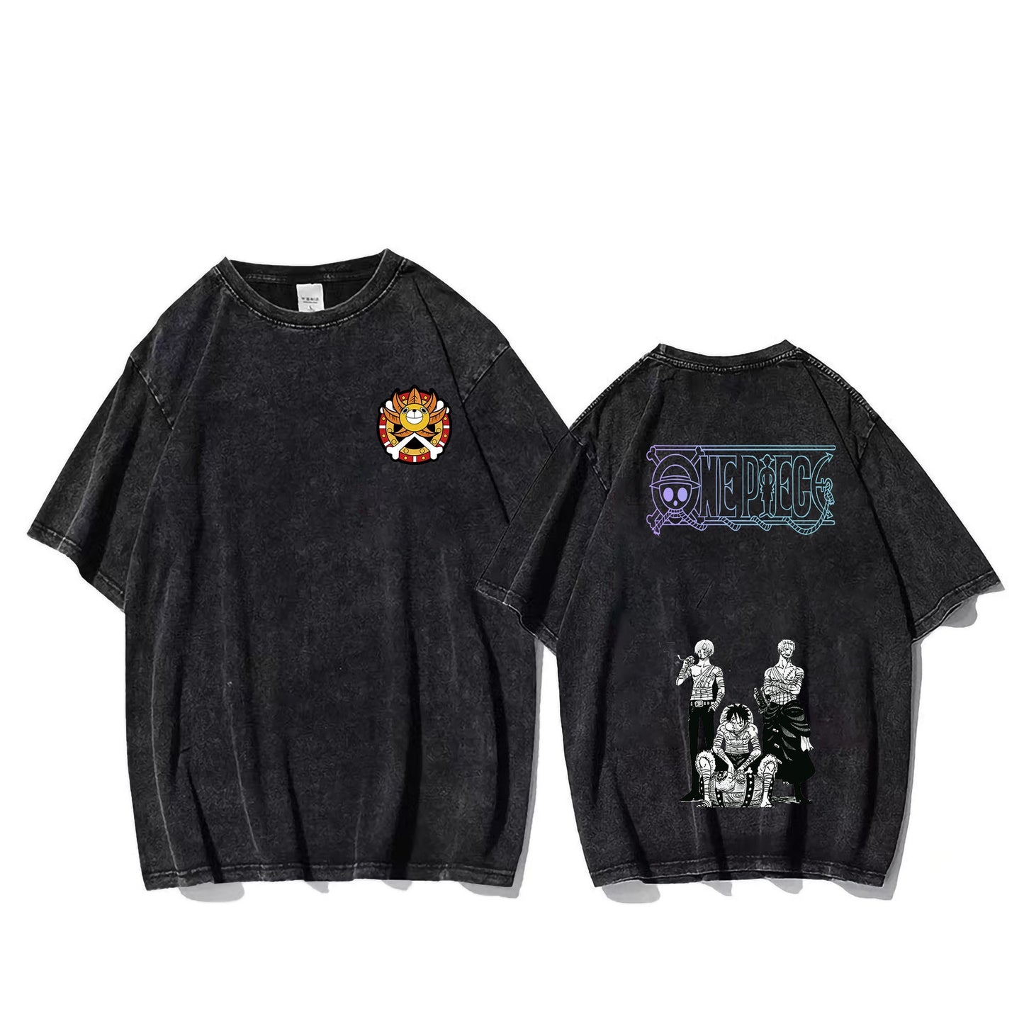 Washed Old One Piece Short sleeved