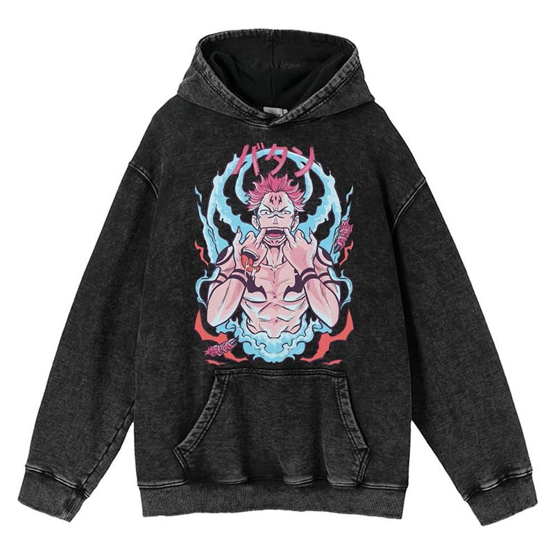 Spell Battle Peripheral Printed Hoodie
