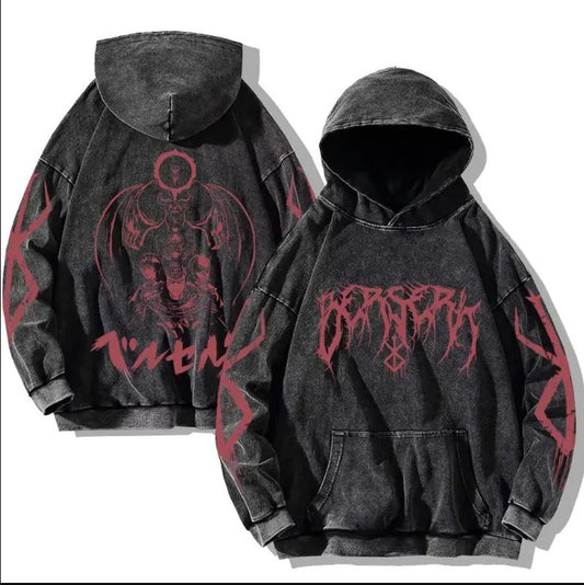Spell Battle Peripheral Printed Hoodie