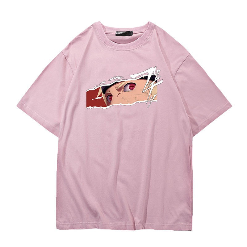 Naruto Eyes Cotton Short sleeved