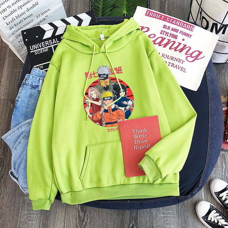 Hoodie Harajuku Anime Naruto