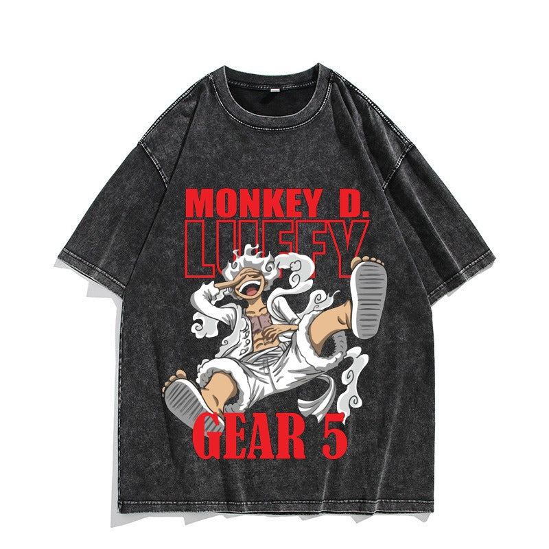 Nika Luffy washed vintage quarter sleeved