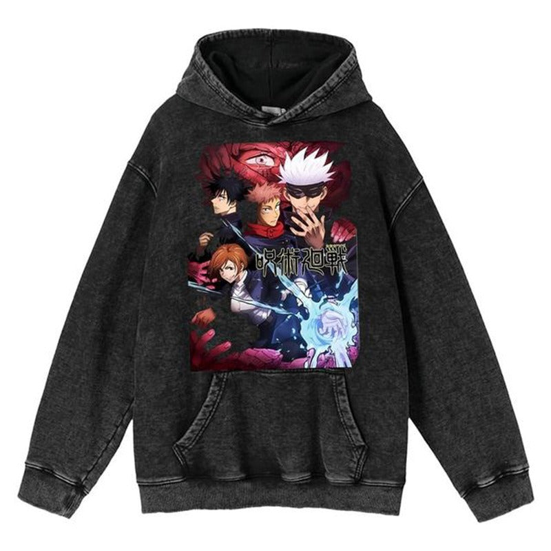 Spell Battle Peripheral Printed Hoodie