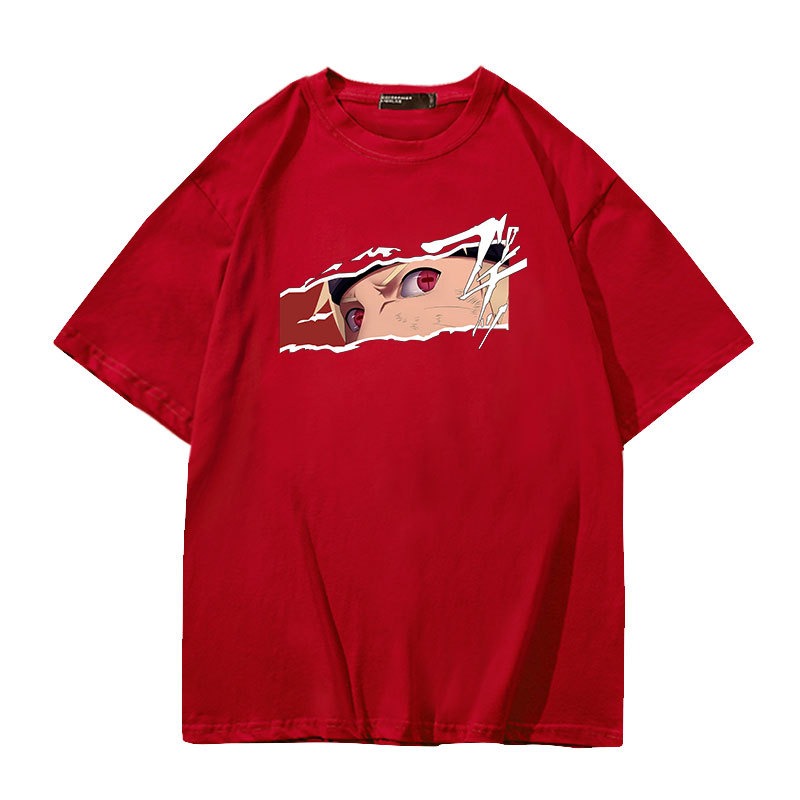 Naruto Eyes Cotton Short sleeved