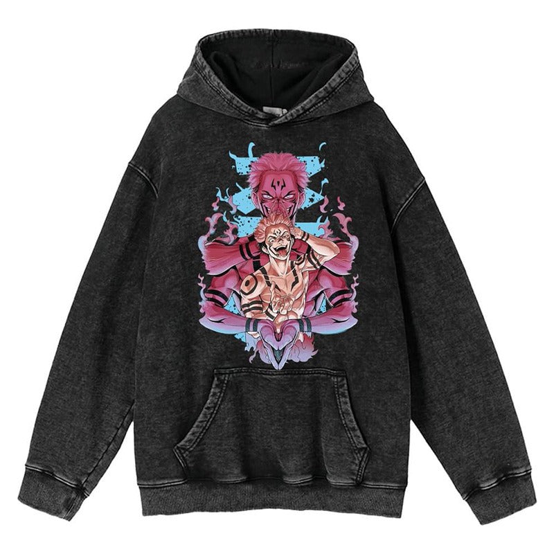 Spell Battle Peripheral Printed Hoodie