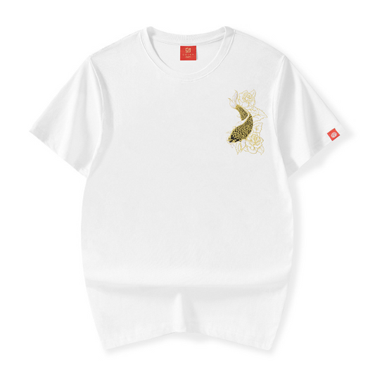 Industry Embroidery Casual Cotton T shirt