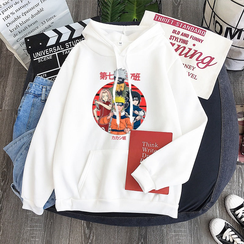 Hoodie Harajuku Anime Naruto