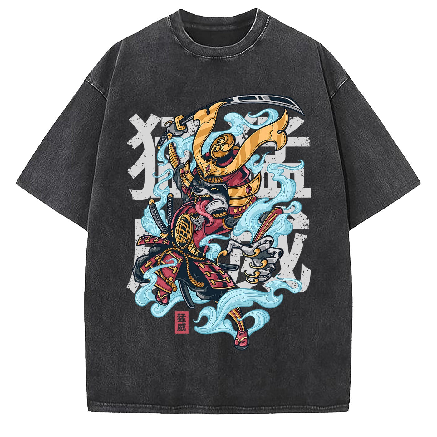 One Piece Luffy Wash - Camiseta de algodón grande y suelta