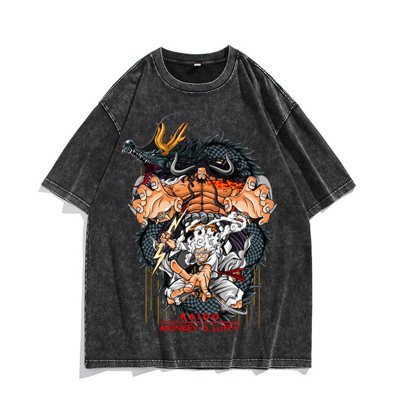 Nika Luffy washed vintage quarter sleeved