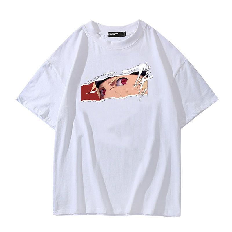 Naruto Eyes Cotton Short sleeved
