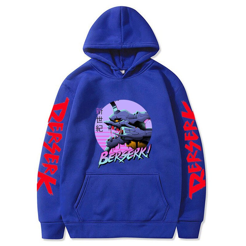 Anime Berserk Sword Wind Legend Around The Autumn And Winter Fleece Hooded - SleekyStyleproduct_typeSleeky StyleBlueXSAnime Berserk Sword Wind Legend Around The Autumn And Winter Fleece Hooded