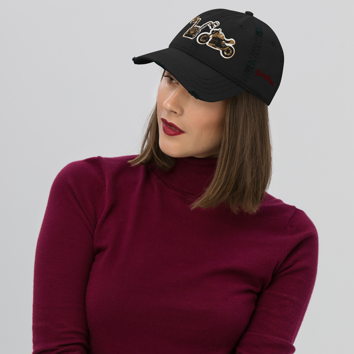 Gorra de papá con motos