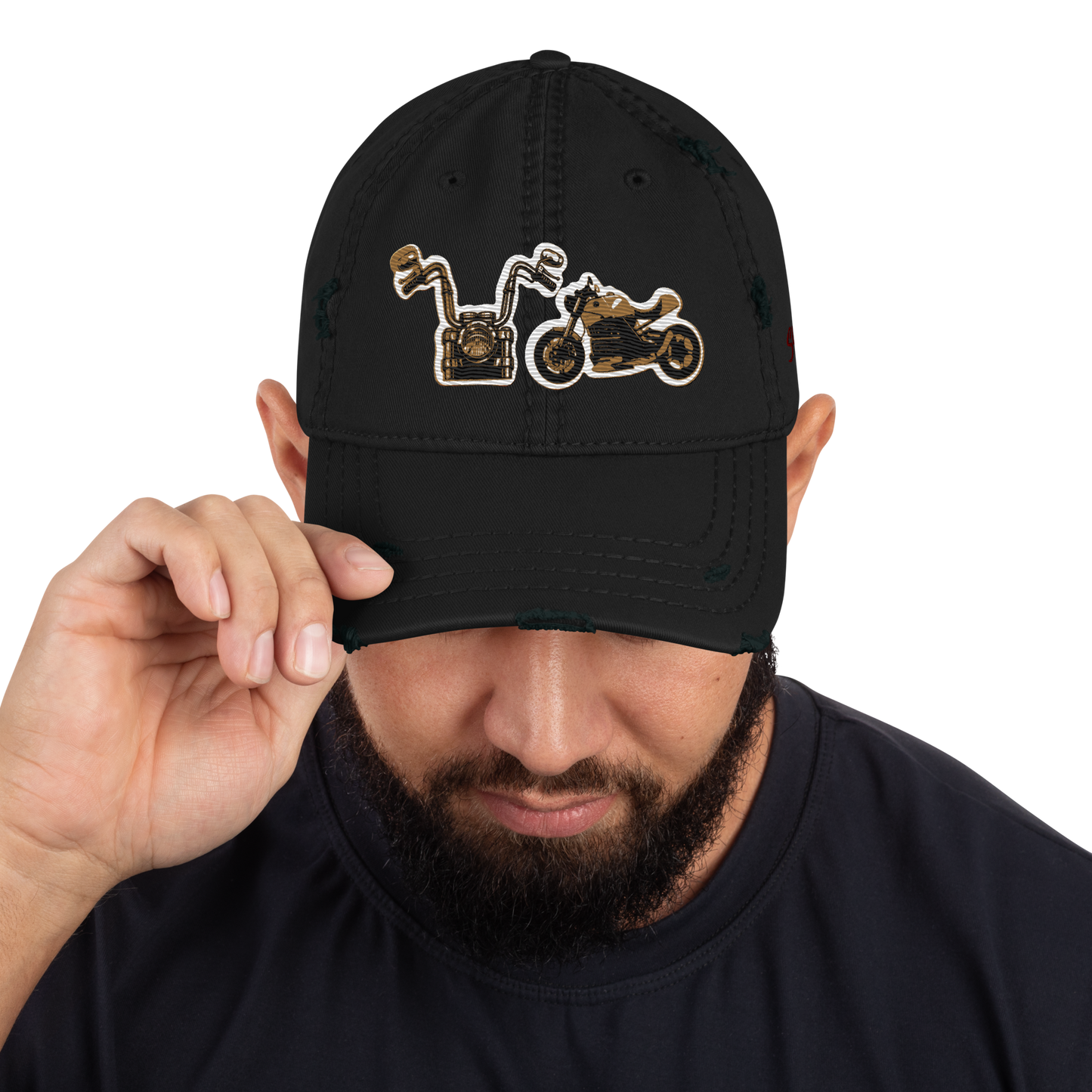 Gorra de papá con motos