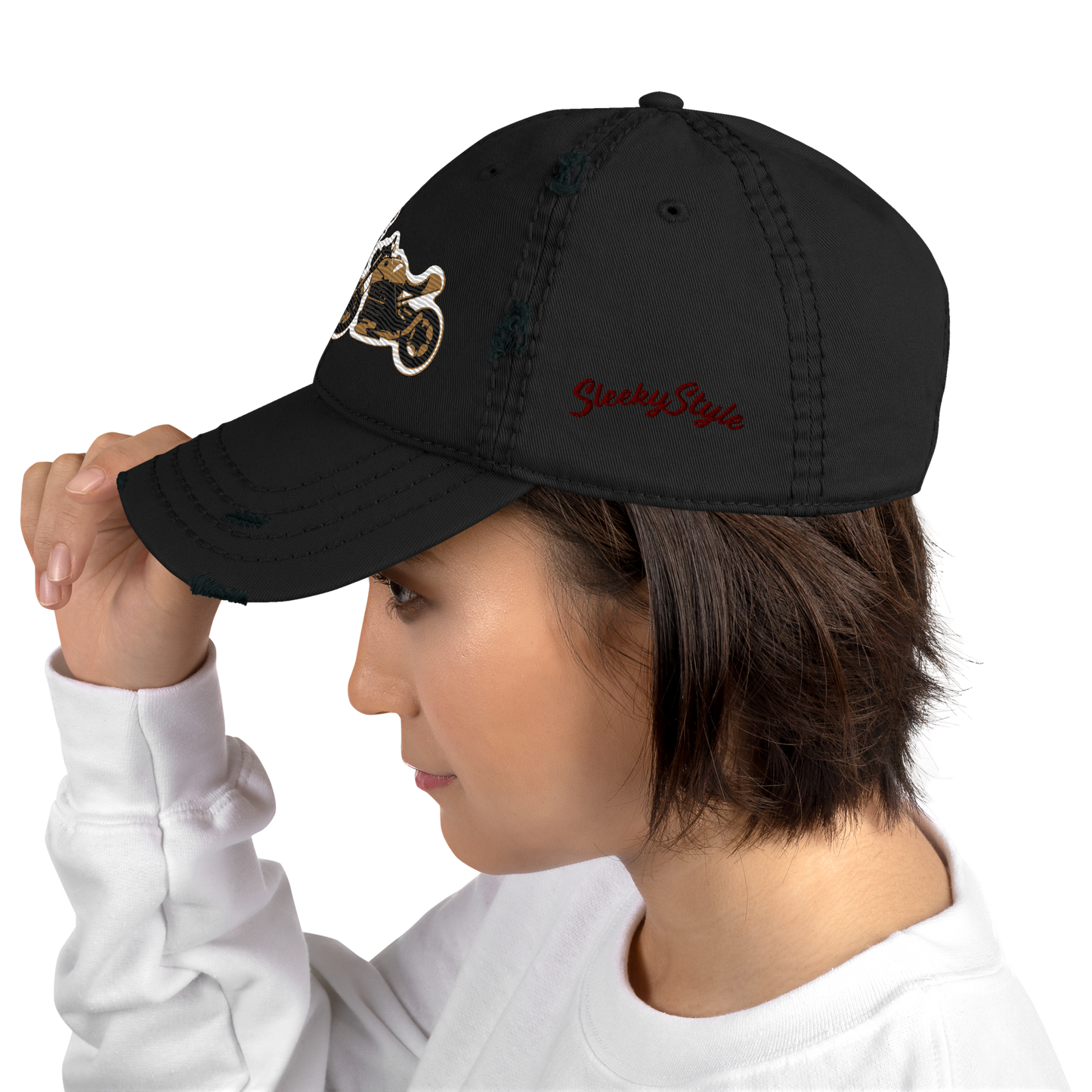 Gorra de papá con motos