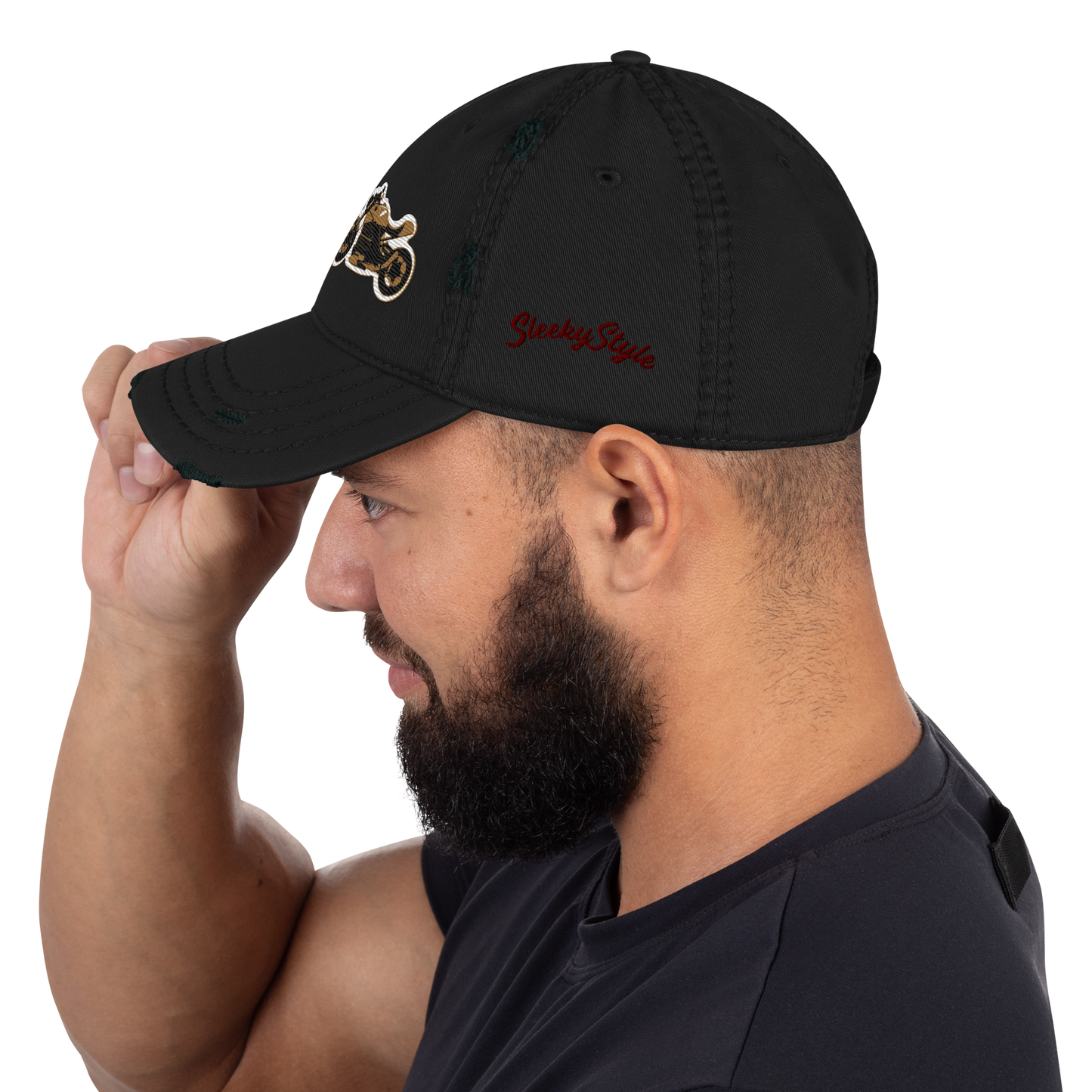 Gorra de papá con motos