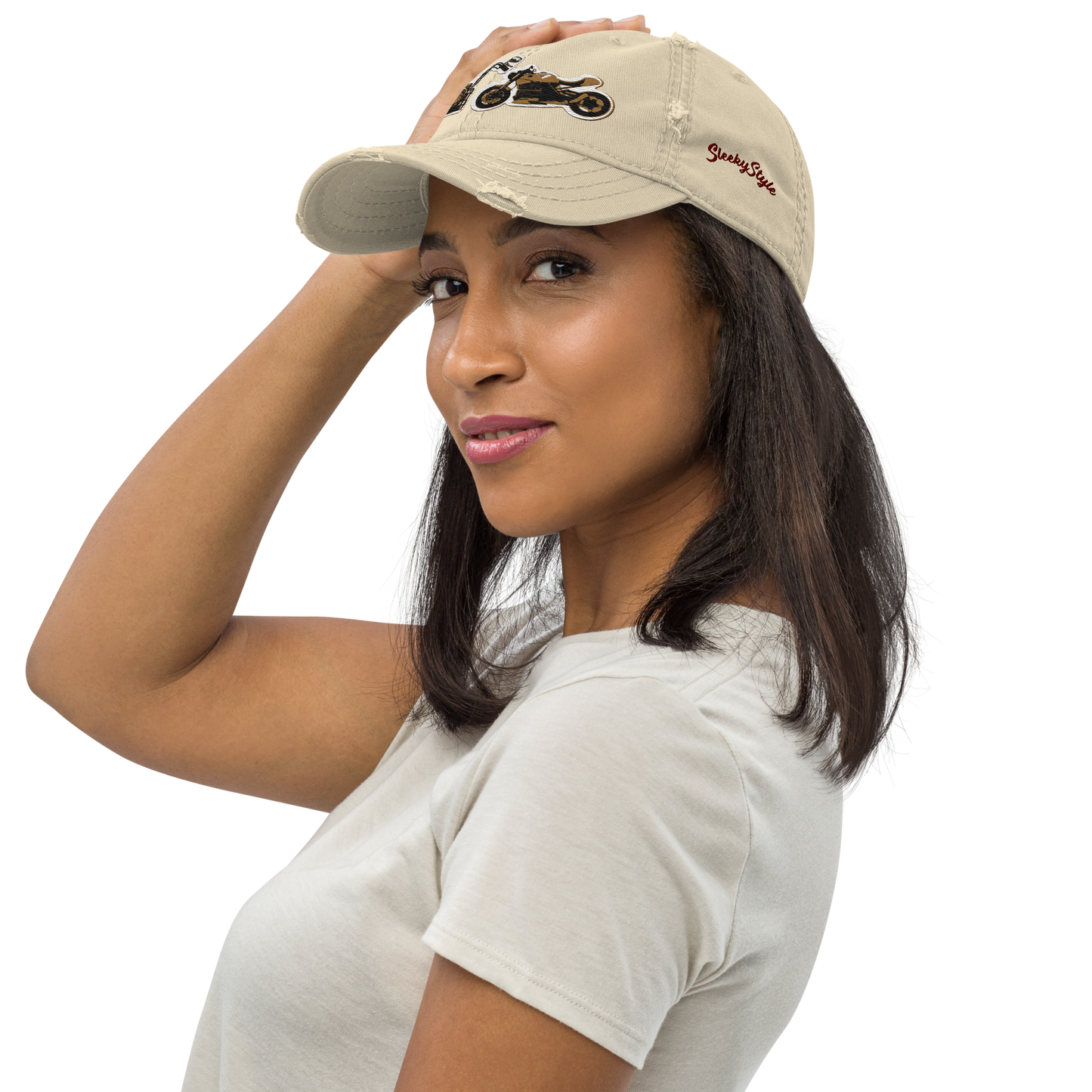 Gorra de papá con motos