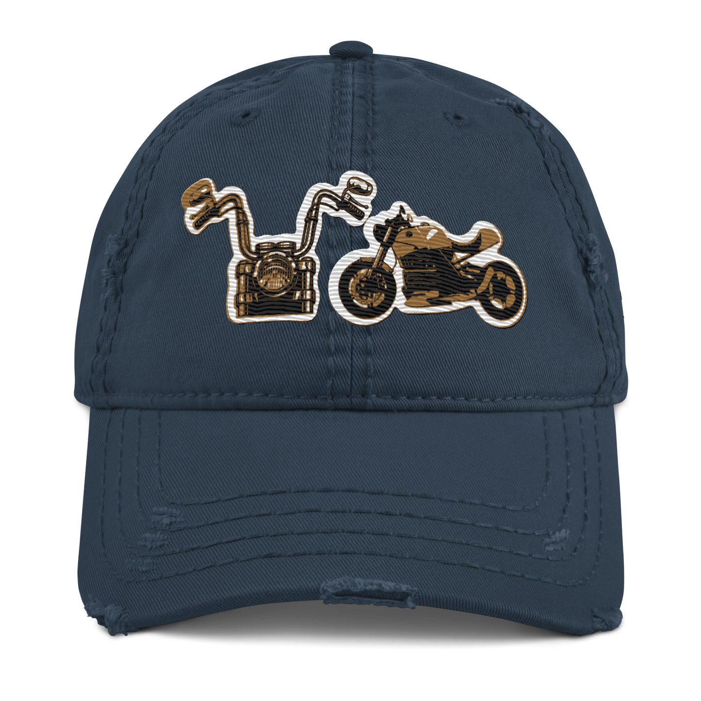 Gorra de papá con motos