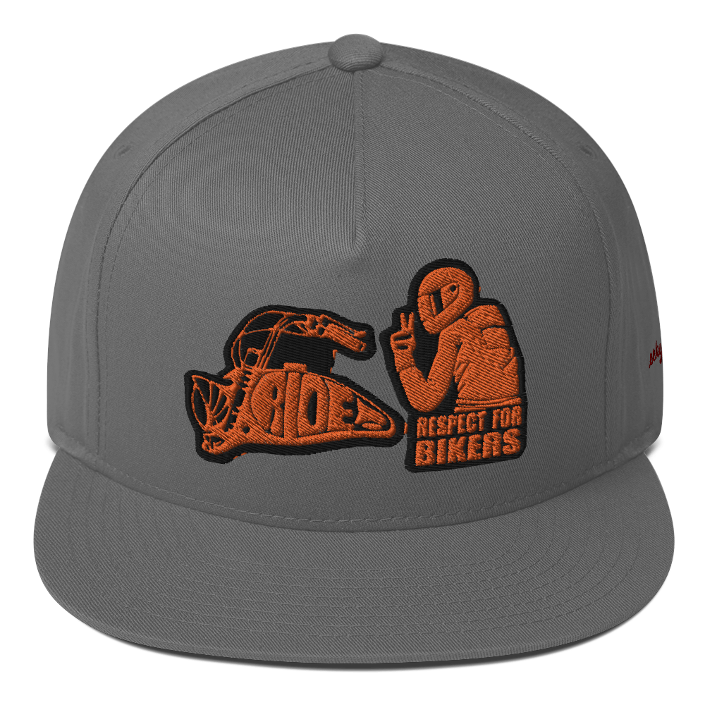 Ride Rispect Bikers Flat Bill Cap
