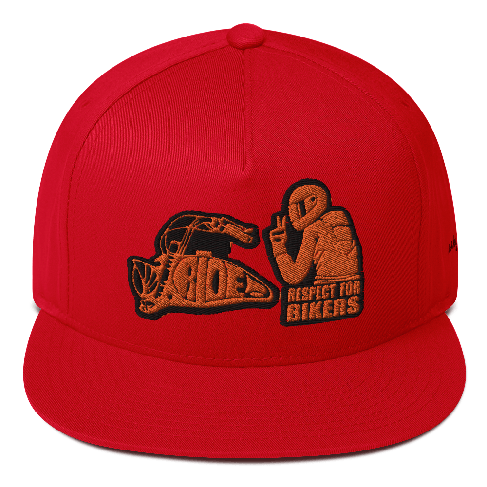 Ride Rispect Bikers Flat Bill Cap