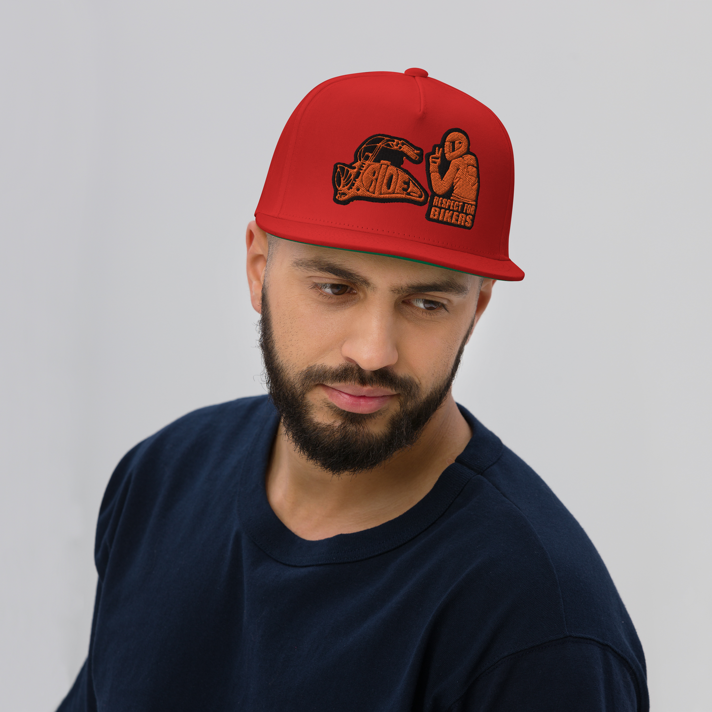 Ride Rispect Bikers Flat Bill Cap