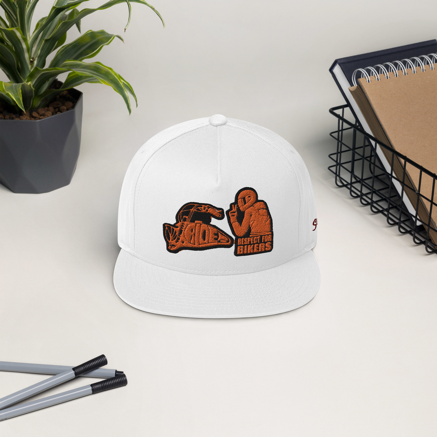 Ride Rispect Bikers Flat Bill Cap