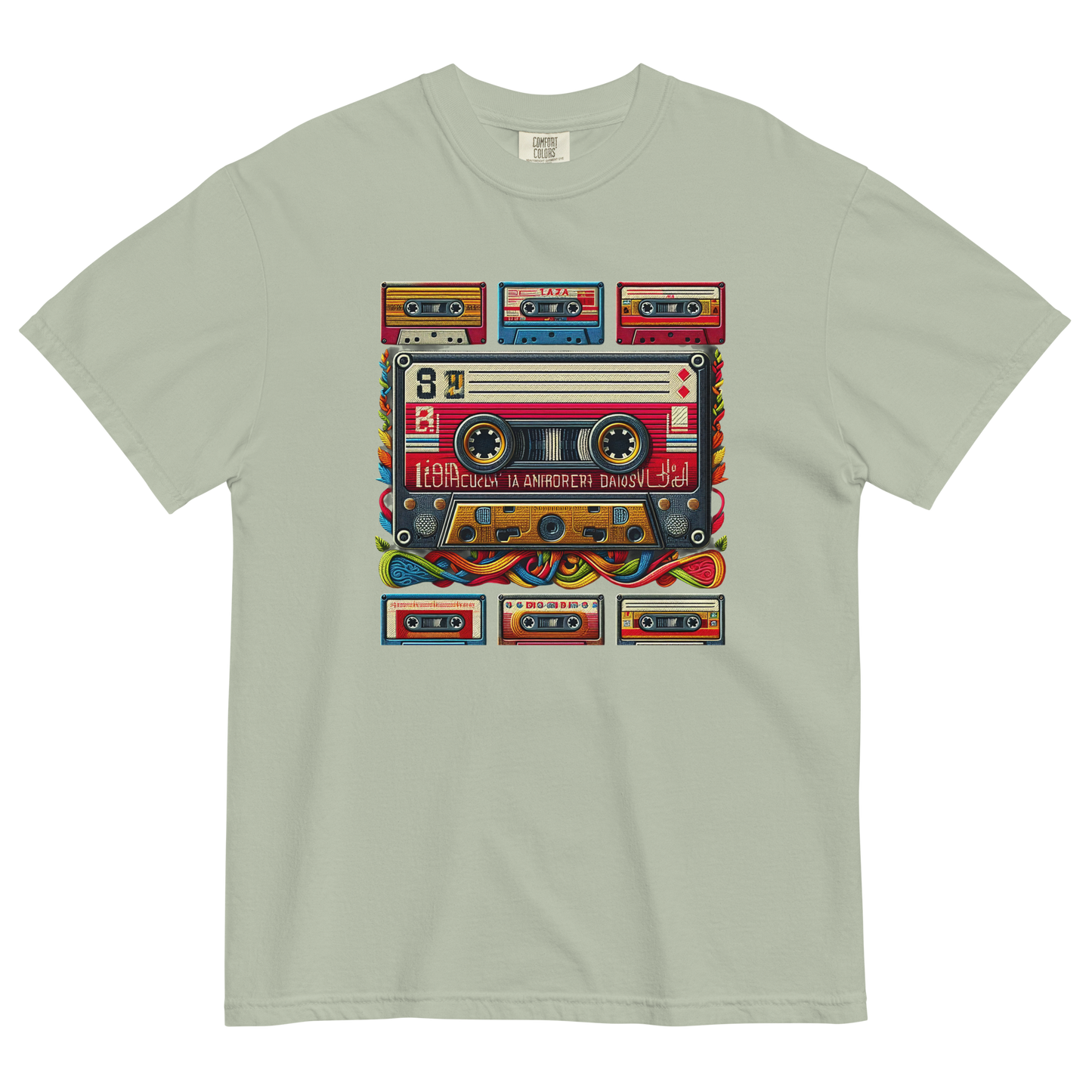 Camiseta de peso pesado de la era de la música antigua