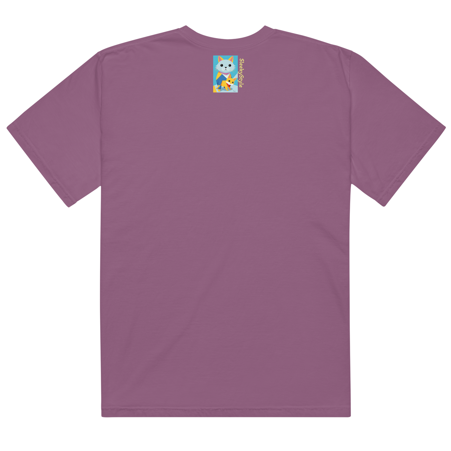 Geometric Cats Heavyweight T