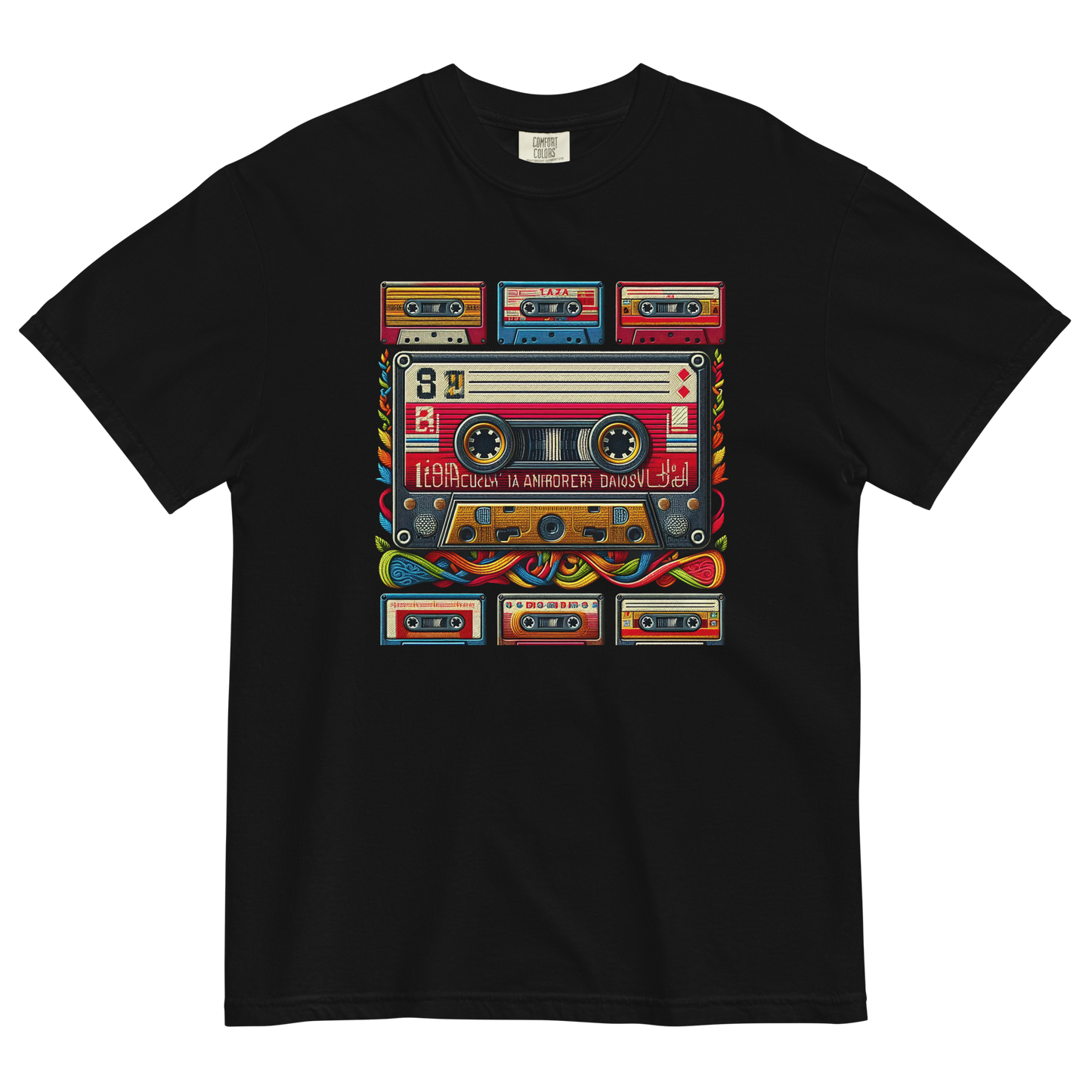 Camiseta de peso pesado de la era de la música antigua