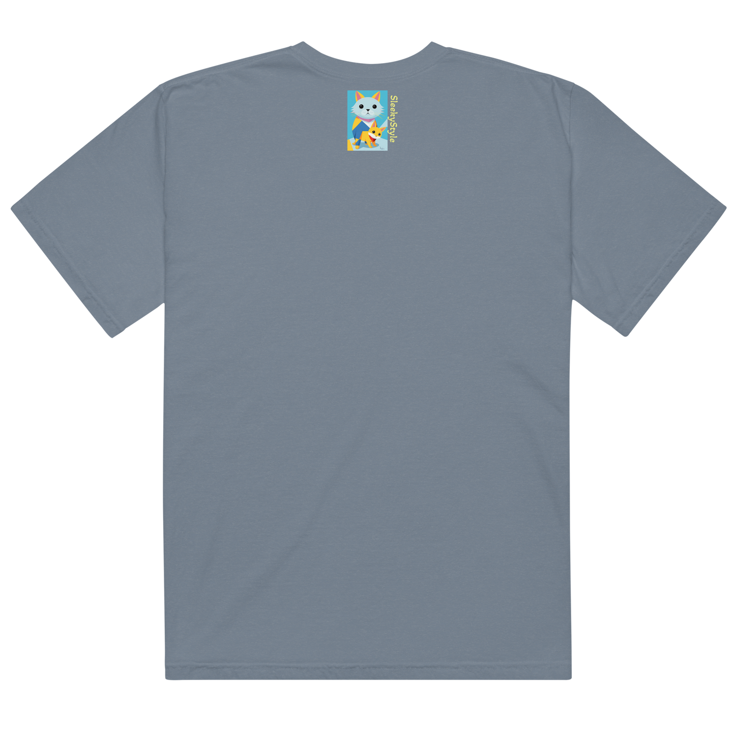Geometric Cats Heavyweight T