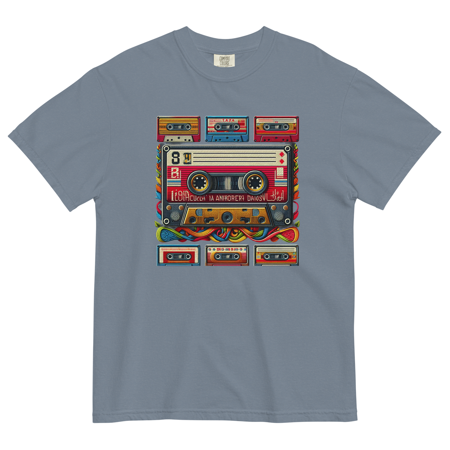 Camiseta de peso pesado de la era de la música antigua