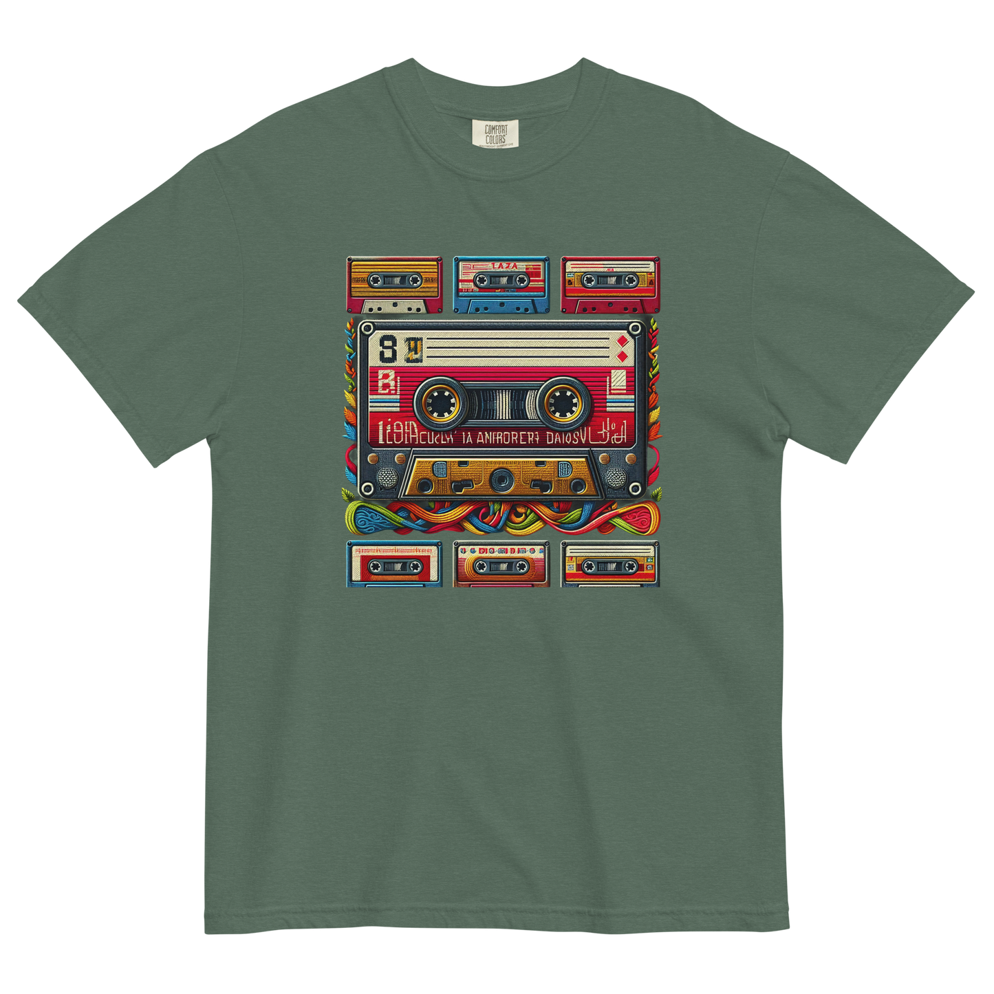 Camiseta de peso pesado de la era de la música antigua