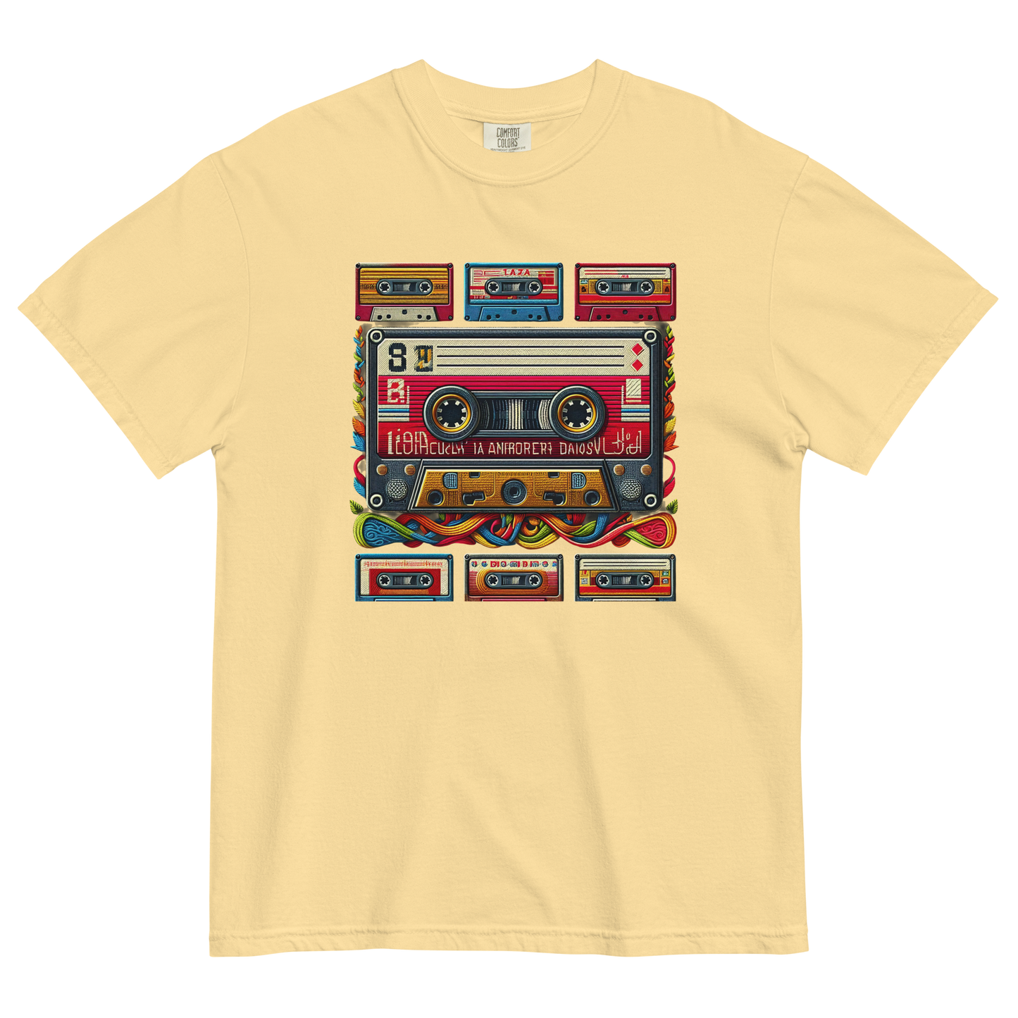 Camiseta de peso pesado de la era de la música antigua