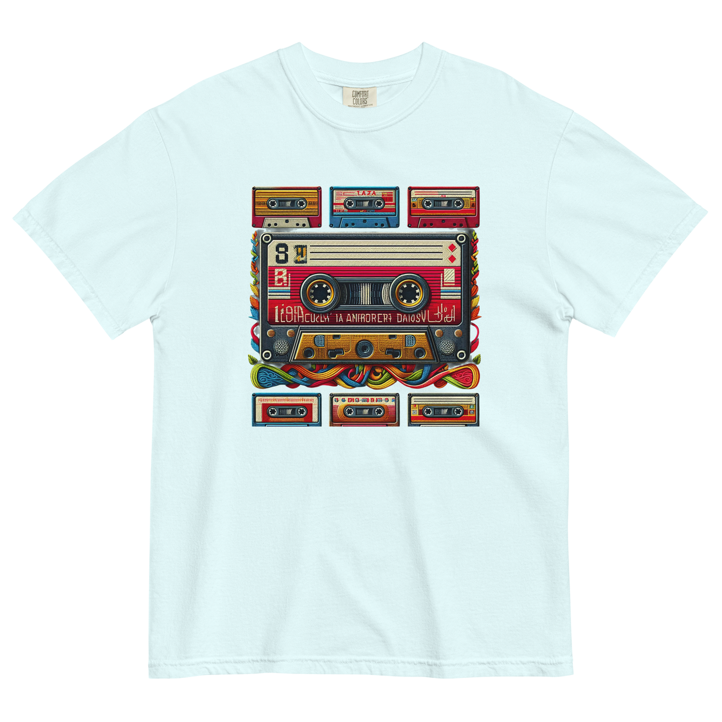 Camiseta de peso pesado de la era de la música antigua